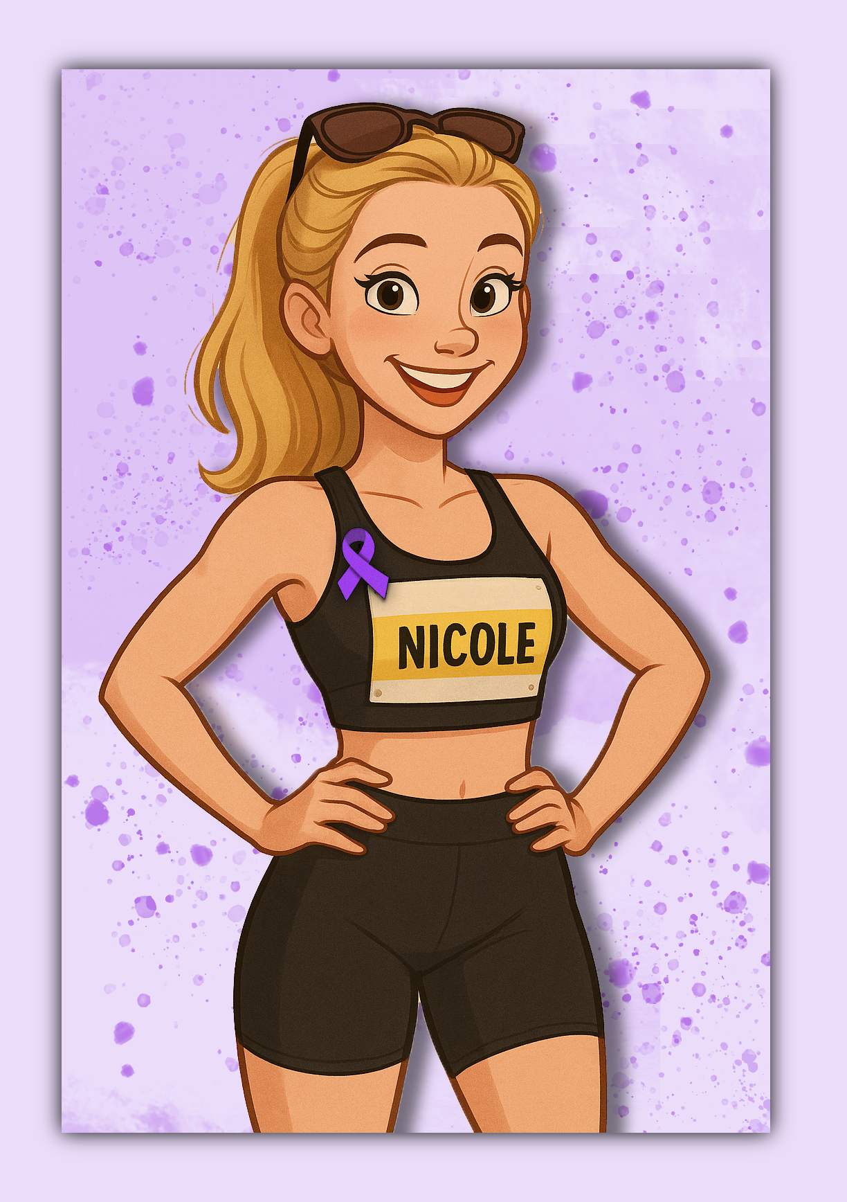 Nicole beim Lauf